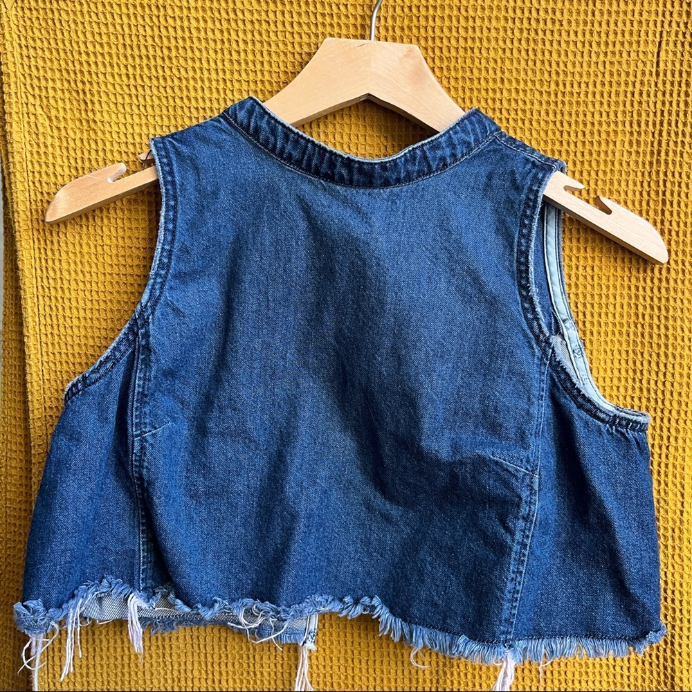 Anthropologie denim top